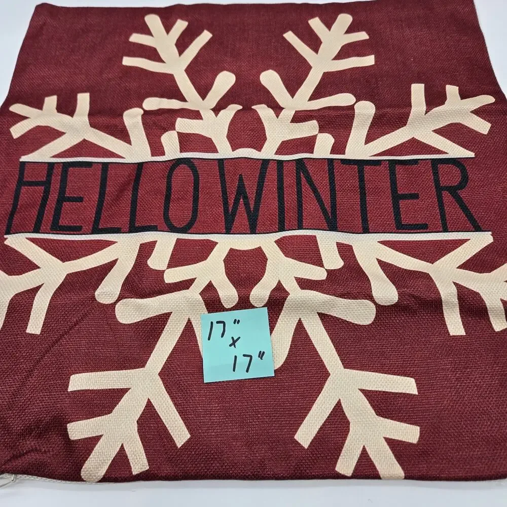 FARMHOUSE HOLIDAY Pillow Covers 17×17